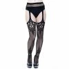 Queen Of Darkness Tights - Floral Net