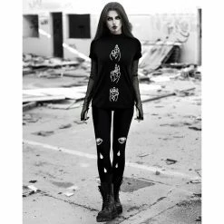 Rogue + Wolf Leggings - Bitter Truth -TheRock Shop rogue wolf leggings bitter truth 15