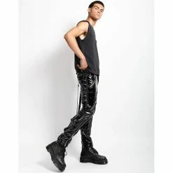 Tripp NYC Trousers - Vinyl Classic -TheRock Shop tripp nyc trousers vinyl classic3