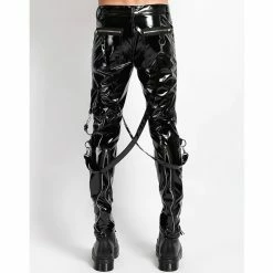 Tripp NYC Trousers - Vinyl Classic -TheRock Shop tripp nyc trousers vinyl classic4