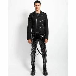 Tripp NYC Trousers - Vinyl Classic -TheRock Shop tripp nyc trousers vinyl classic5